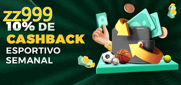 10% de bônus de cashback na zz999